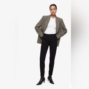 Anine Bing - Jagger High Rise Skinny Over Dye Black